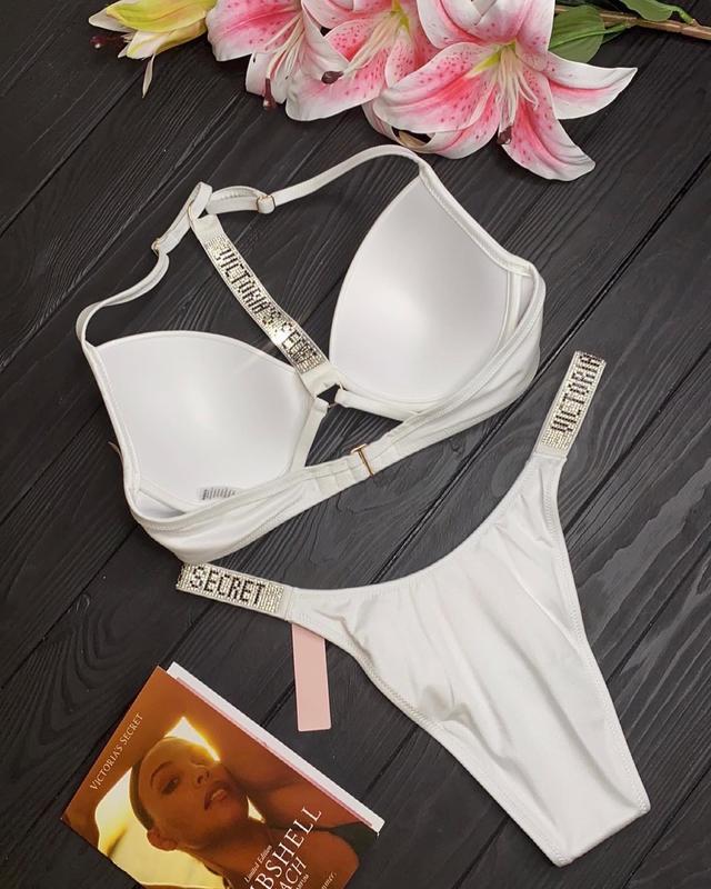 Купальник со стразами victoria’s secret оригинал: цена 2347 грн ...