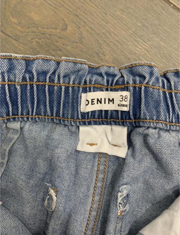 Джинси denim висока посадка пояс на резине: цена 520 грн - купить Брюки ...