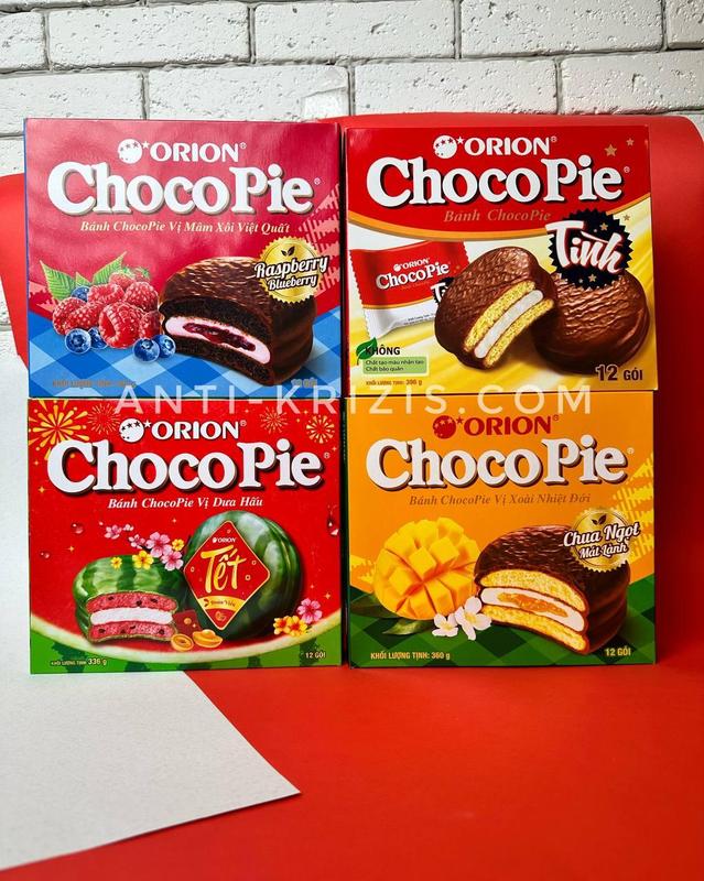 Чокопай ChocoPie Mango Orion шоколадное печенье 360гр 12шт.(Вь...: цена ...
