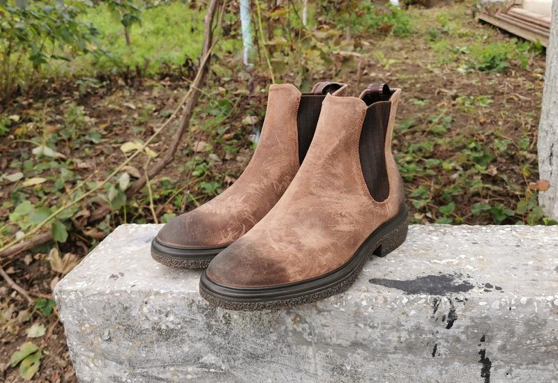 Оригинал кожаные ботинки ecco crepetray hybrid m р.: цена 2500 грн - Ботинки мужские на ИЗИ Винница