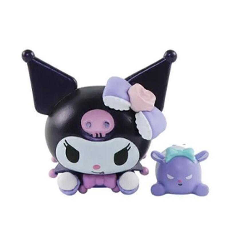 Фигурка The Coop Куроми которая лежит Kuromi Моя Мелодия Onega...: цена ...
