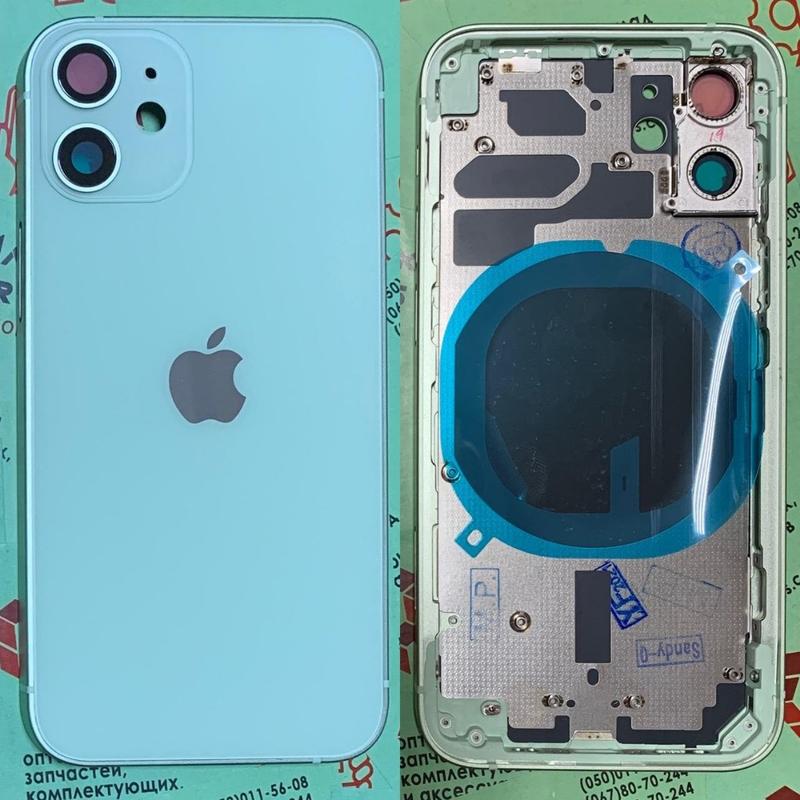 Корпус iPhone 12 зелений (з утримувачем Sim- карти, бічними кн...: цена ...