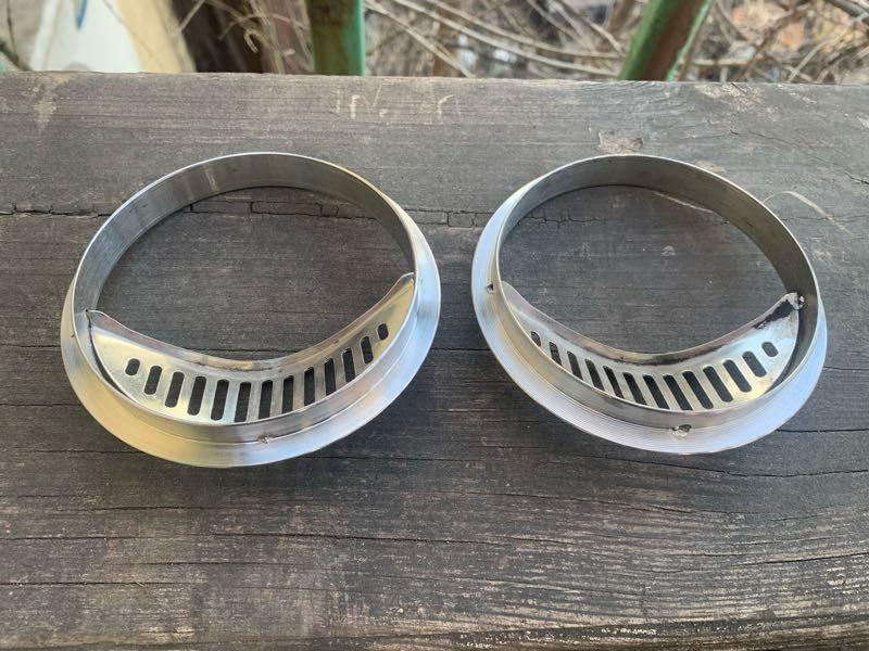 Хром кольца воздуховодов на торпеду ваз 2101, ваз 2103 lada ссср: ціна ...