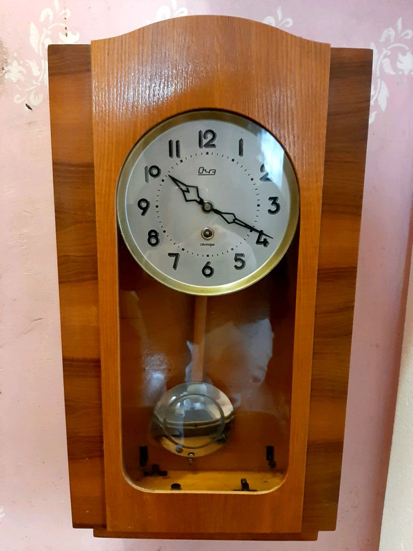 Настенные механические маятниковые часы Янтарь ОЧЗ винтаж СССР - купить ...