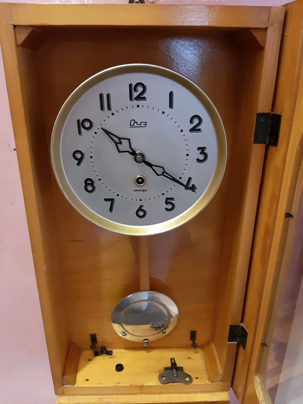 Настенные механические маятниковые часы Янтарь ОЧЗ винтаж СССР - 650 ...