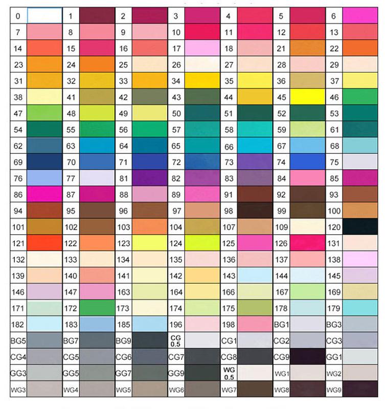 Профессиональные двусторонние маркеры Touchfive палитра из 168...: цена ...