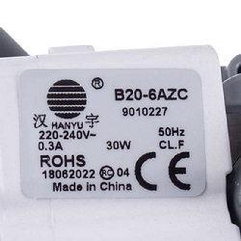 Помпа (насос) B20-6AZC Hanyu для пральної машини 30W Bosch 001...: ціна ...