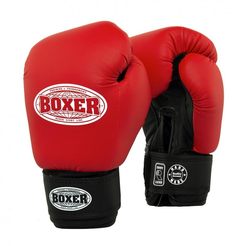 Рукавички боксерські BOXER 6 oz шкірвініл 0,6 мм червоні: ціна 725 грн ...