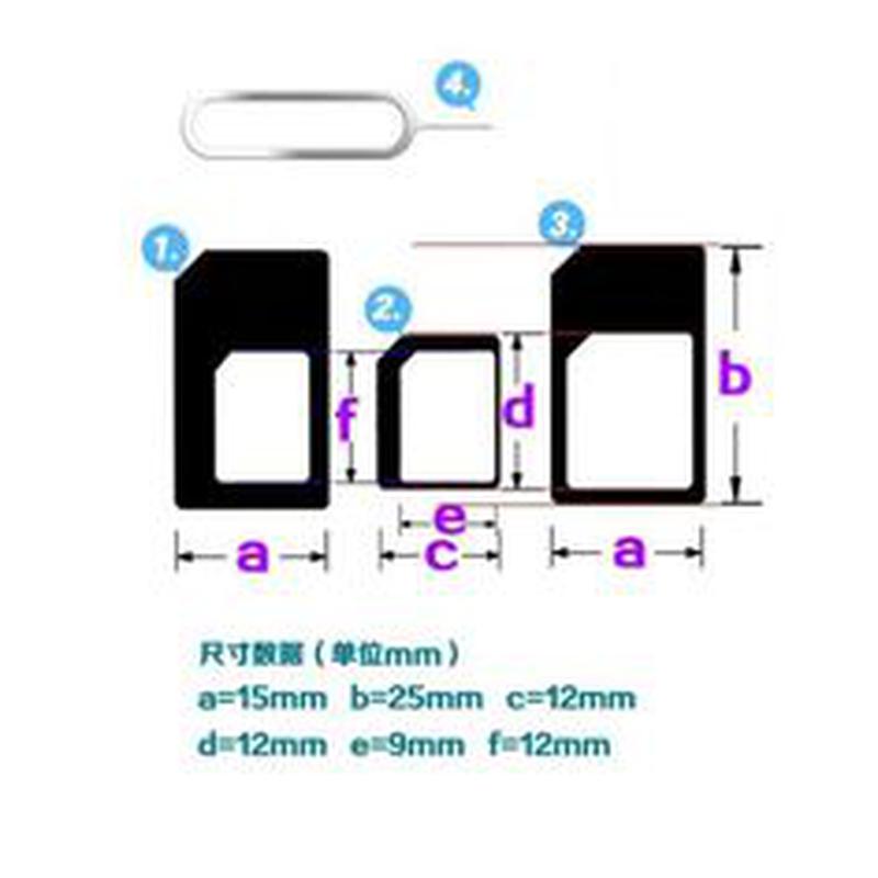 Сим карта переходник размеров