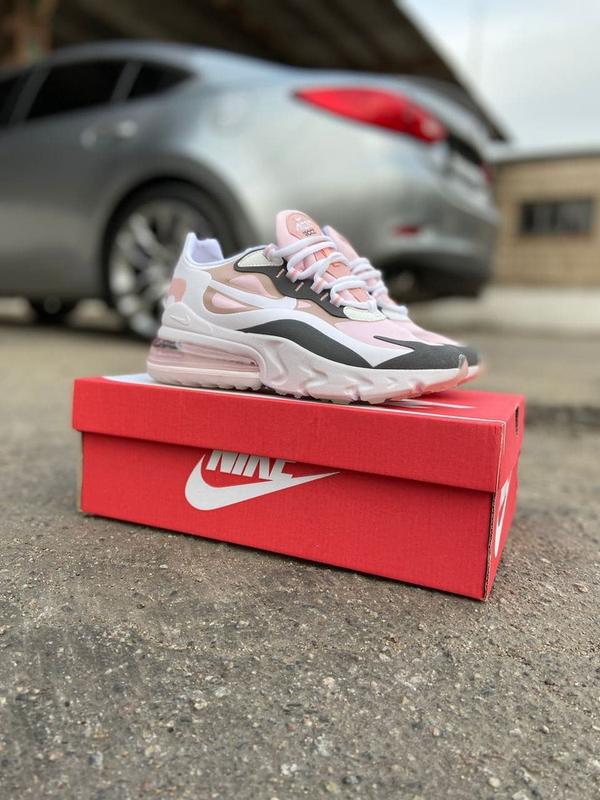 Zhenskie Krossovki Nike Air Max 270 React Pink Grey Na Izi Ua