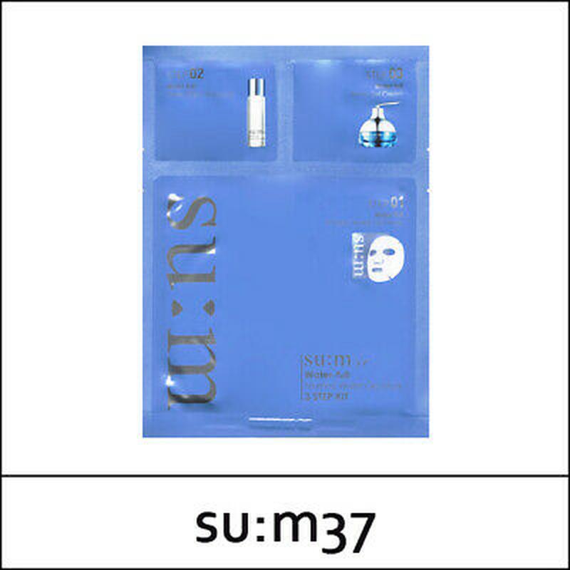 Люксовая трехэтапная увлажняющая маска su:m37 timeless water g...