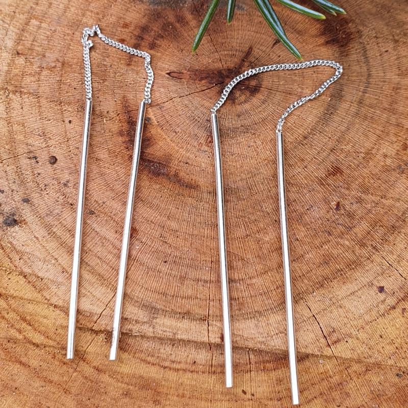 Серьги протяжки из серебра - 388 ₴, купить на ИЗИ (7255226)