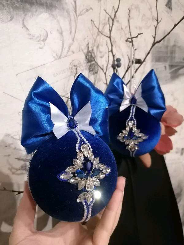 Бархатные Новогодние Шары Купить