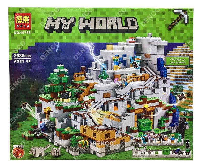 Конструктор Bela Горная Пещера 10735 Аналог LEGO Minecraft 21137 - 3000 ...