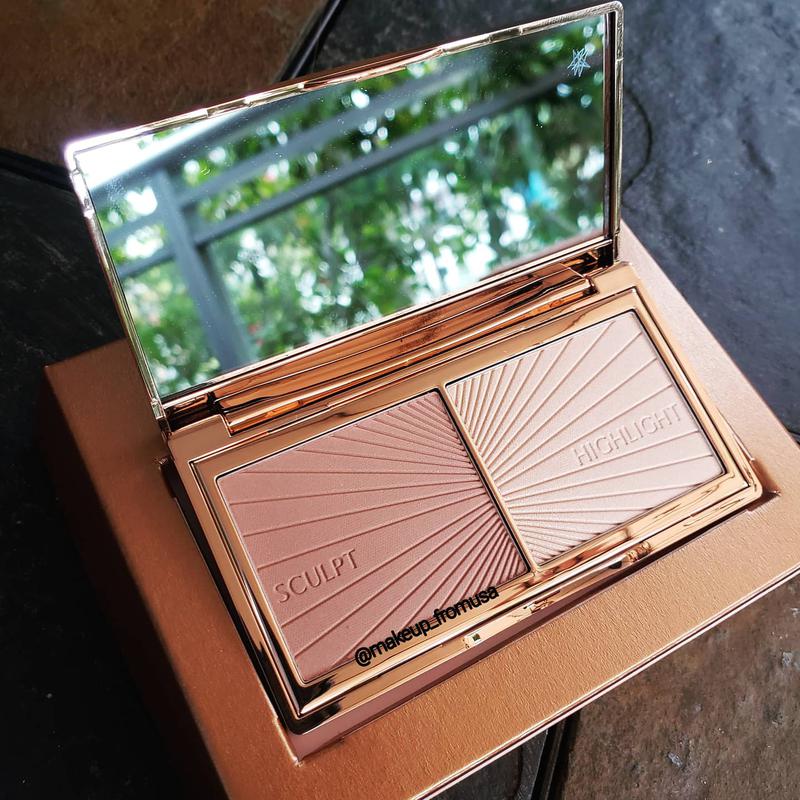 charlotte tilbury mini filmstar bronze & glow contour duo