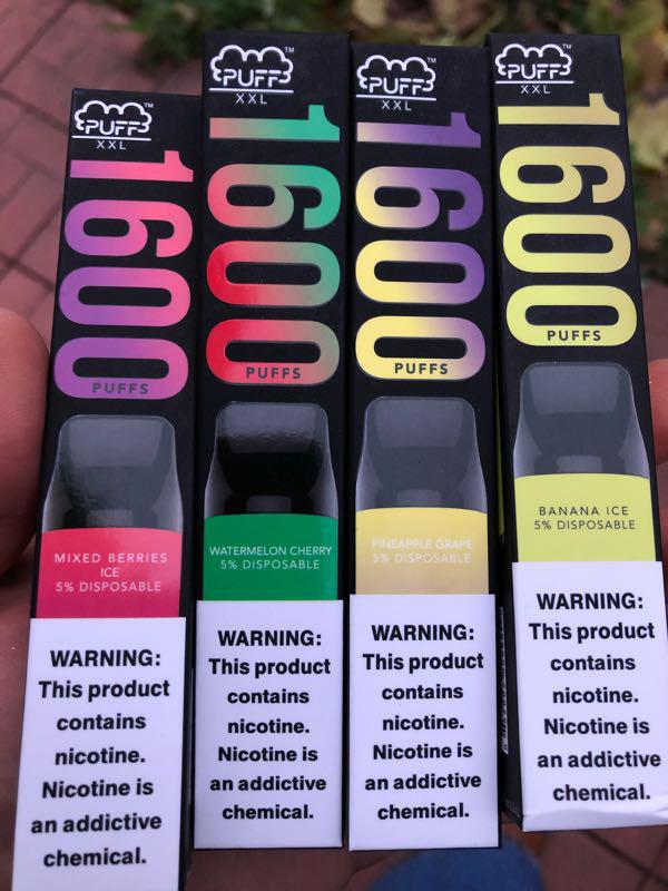 Puff bar XXL 1600 затяжек Puffbar HQD электронная сигарета опт 320