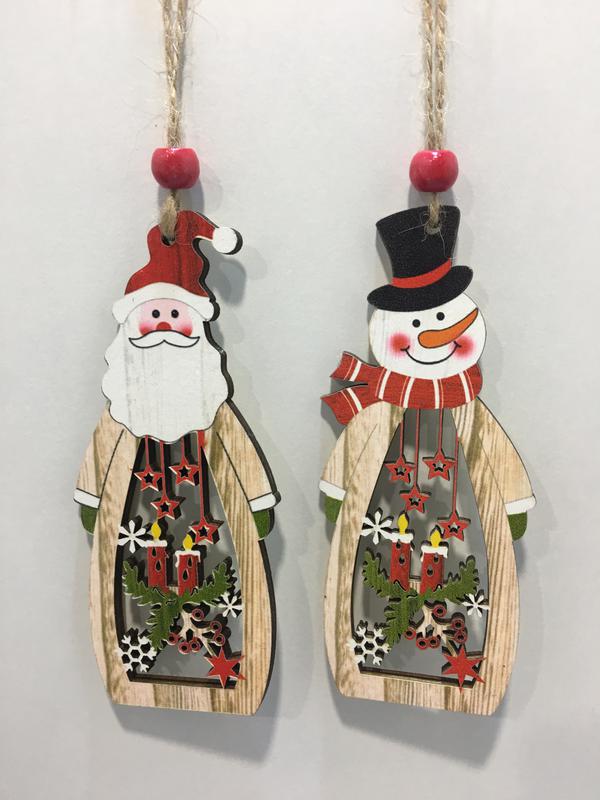 Деревянные Новогодние Игрушки Купить