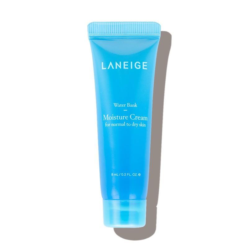 Крем вода. Крем Laneige Water Bank Moisture. Laneige Water Bank Moisture Cream 8 ml. Laneige увлажняющая ночная маска Water Bank Blue Hyaluronic Cream Moisturizer, 50g. Laneige Water Bank Moisture Cream Sample