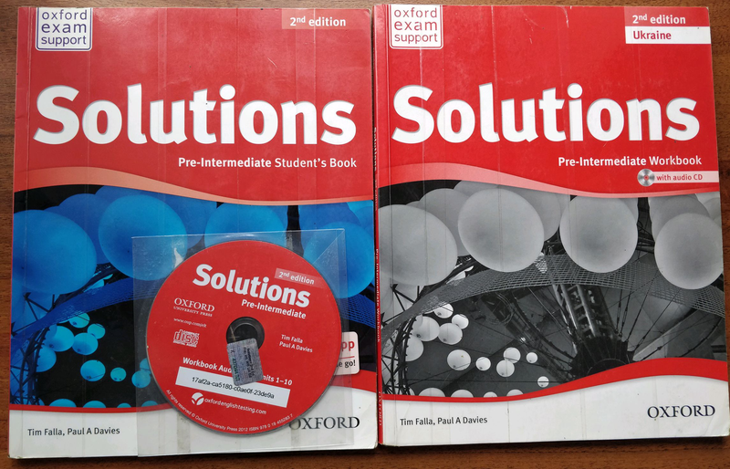 Solutions pre intermediate book. Рабочая тетрадь solutions pre-Intermediate. Учебник по английскому pre-Intermediate. Pre Intermediate учебник. Солюшнс пре интермедиат рабочая тетрадь.