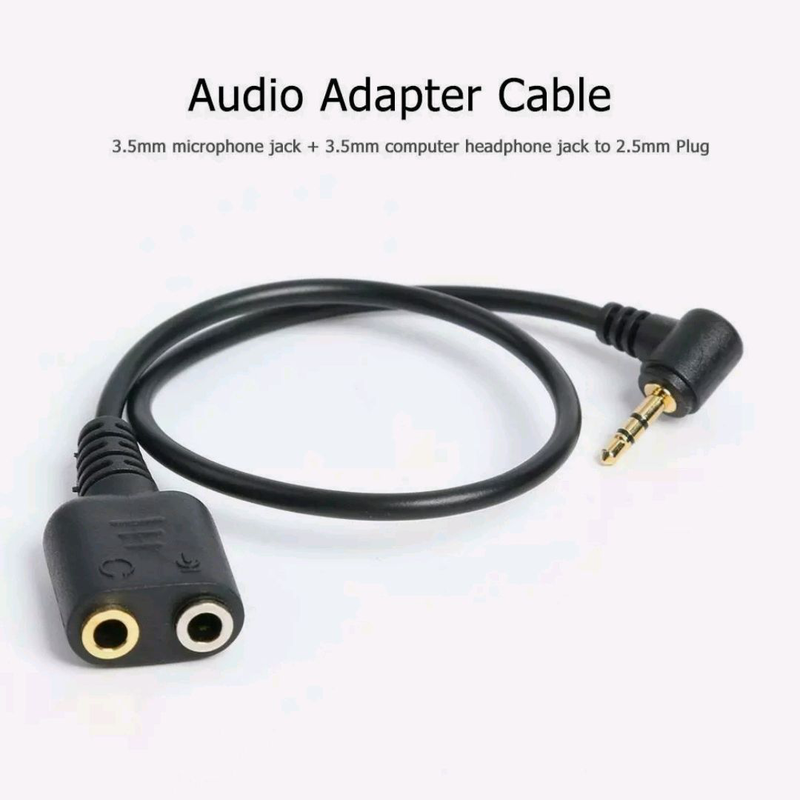 2.5 mm Jack к 3.5 mm Jack На Микрофон и Наушники Переходник цена 209