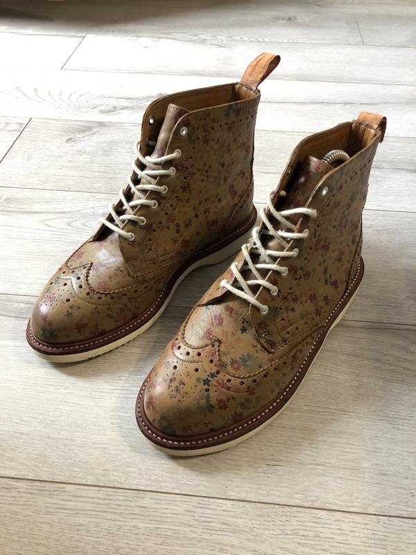 Кожаные сапоги ботинки / черевики шкіра dr martens - 37/uk 4