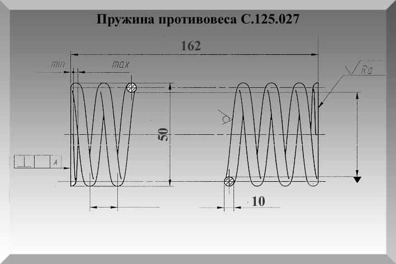 Диаметр пружины. Пружина 8тн.281.319. Пружина 3440.00.004 чертеж. Пружина гит 51н00.021. 54-60878 Пружина Ростсельмаш.