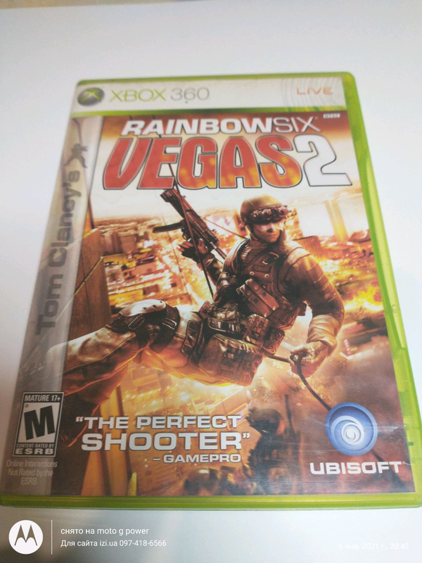 Игра Xbox 360 Rainbow Six Vegas 2 лицензия NTSC: цена 182 грн - купить ...