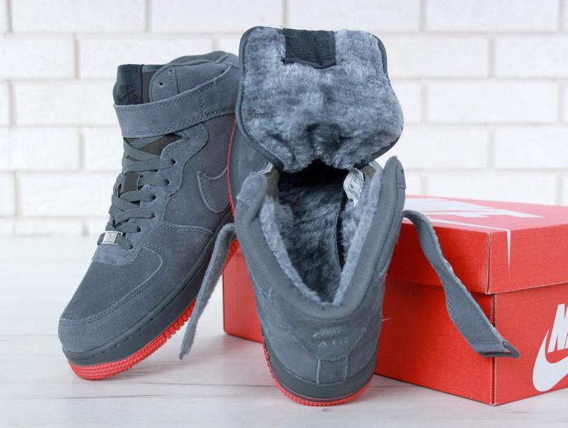 nike air force winter grey high