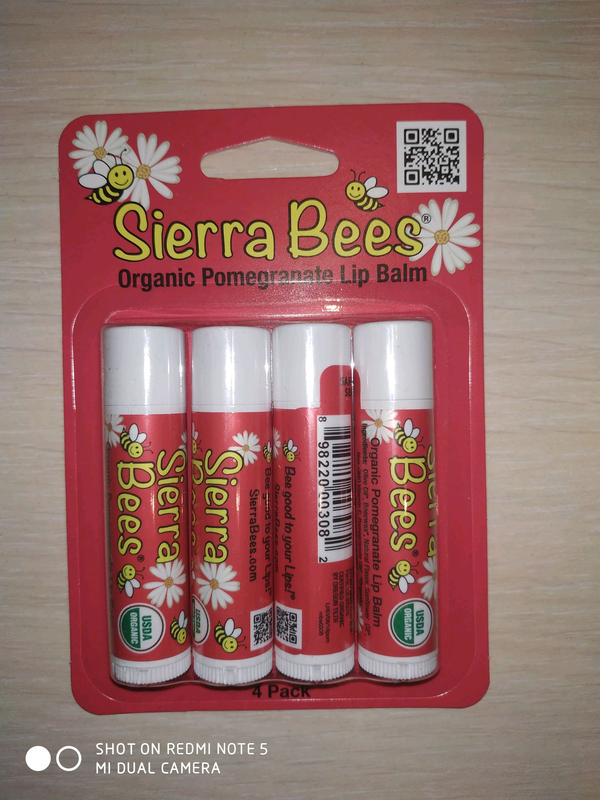 Органические бальзамы для губ, 4 шт, Sierra Bees, айхерб,США