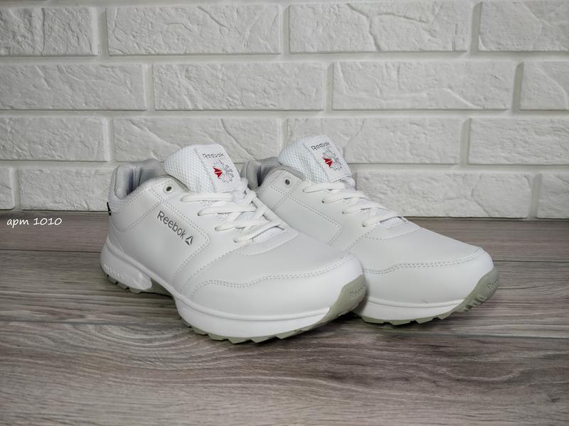 Мужские кроссовки Reebok DMX MAX кожаные белые