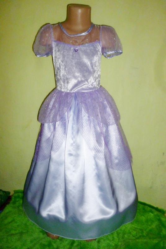Платье принцессы на 7-8 лет