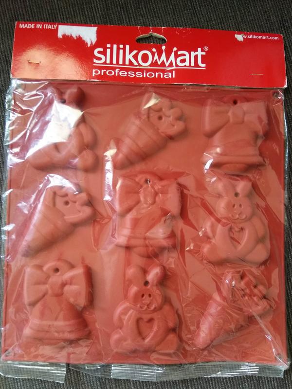 Пасхальная силиконовая форма silikomart my easter cookies италия