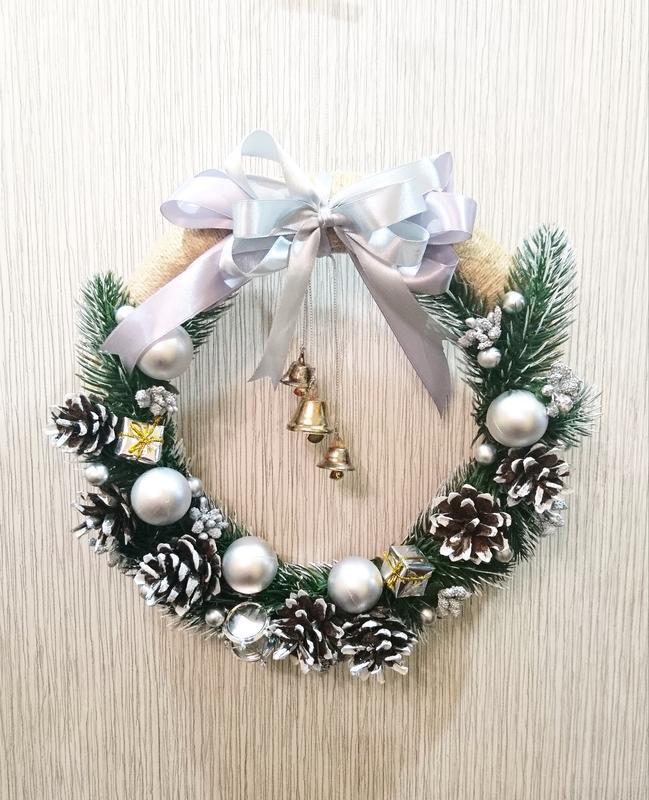 Декор, новогодний венок / декор, новорічний вінок
