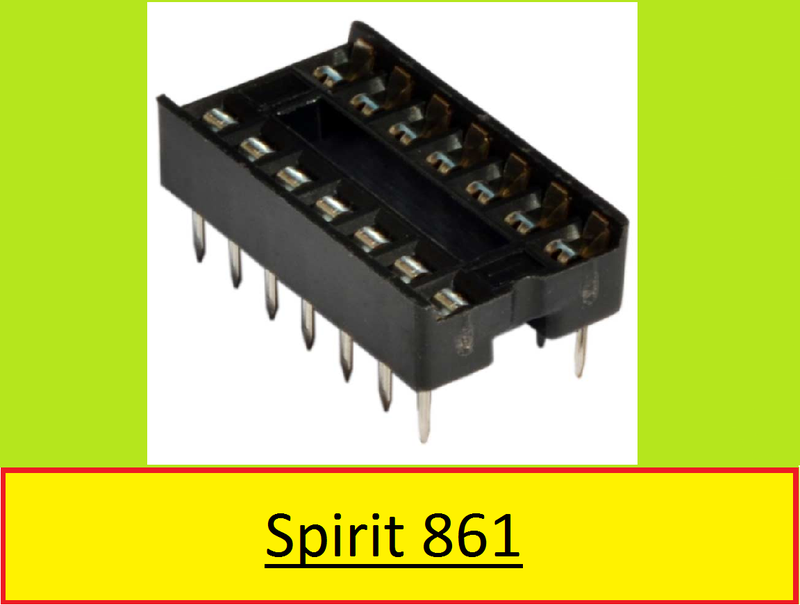 Панелька для микросхем гнездо dip 14 pin 10шт: цена 20 грн - купить ...