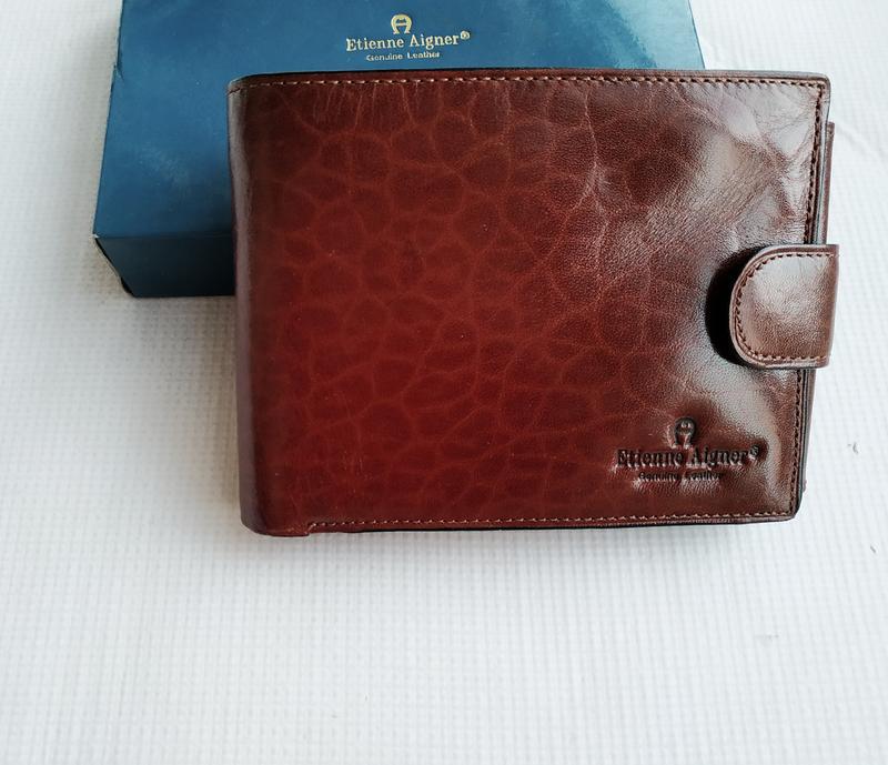 etienne aigner genuine leather