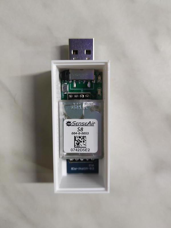 Zigbee Датчик Углекислого газа CO2, SenseAir S8, USB ( modkam )