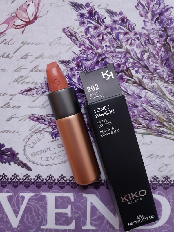 Velvet Passion Matte Lipstick кремовая матовая помада Kiko Mil