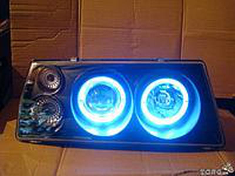 Передние фары на ВАЗ 2109 в хроме (Ангельские глазки) - 3588 ₴, купить ...