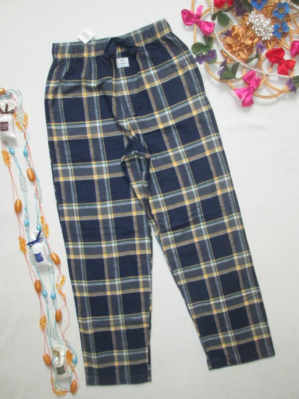 Суперовые байковые домашние пижамные штаны в крупную клетку вы...: цена 799грн - купить Пижамы и халаты женские на ИЗИ