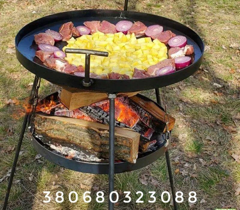 чугунная сковорода для костра. сковорода для костра садж. сковорода садж из диска бороны. садж вороненый new 40см. сковорода для мангала садж.