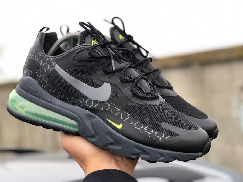 nike air max 270 react just do it black