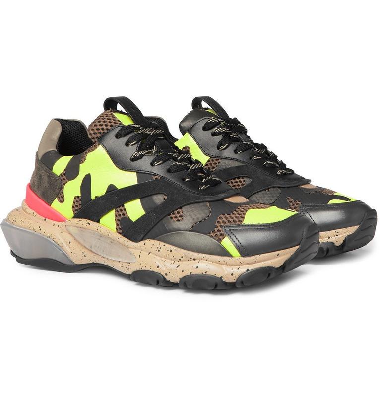 Valentino garavani best sale camouflage bounce sneakers