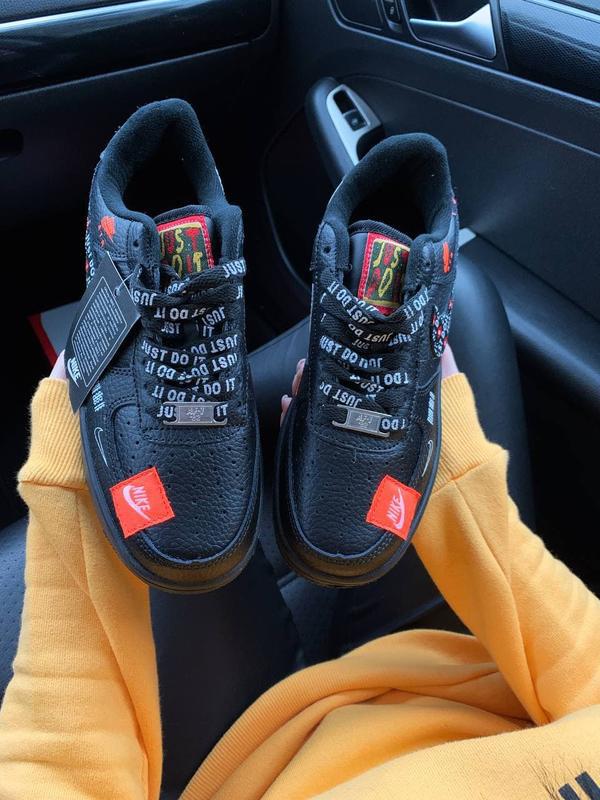 air force 1 low just do it black
