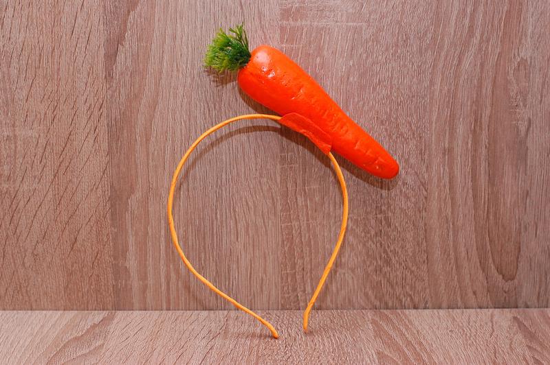 Обруч ободок морковь морковка на праздник осени