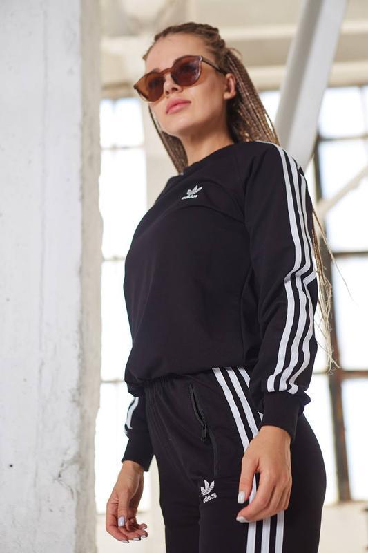 Женский спортивный костюм adidas, спортивный костюм адидас чёр ...