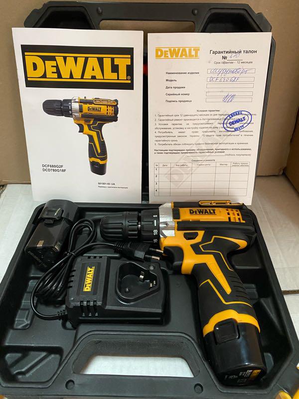 Оригинальный шуруповерт dewalt