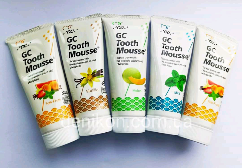 Tooth mousse gc тусмус тус мусс крем (гель) с кальцием, 40г: цена 635 ...