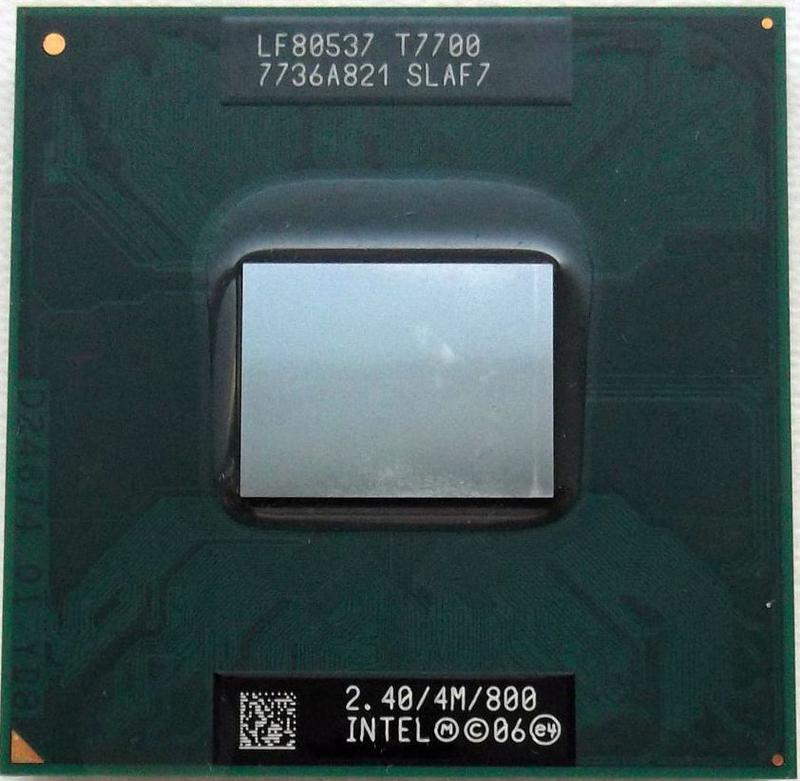 Процессор для ноутбука 2ядра Intel Core2Duo T7700 2.4GHz Socket P: цена ...