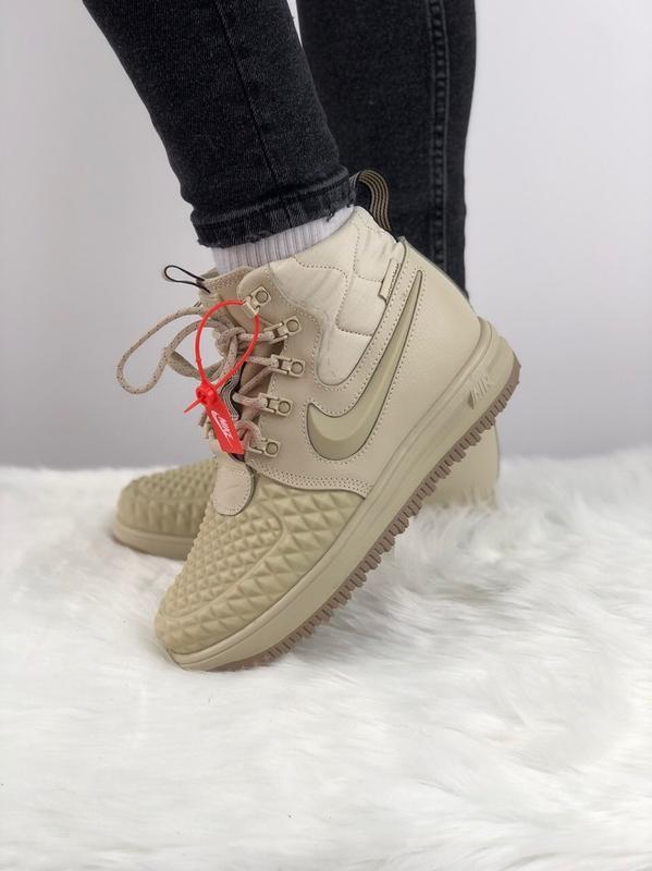nike lunar force 1 duckboot linen