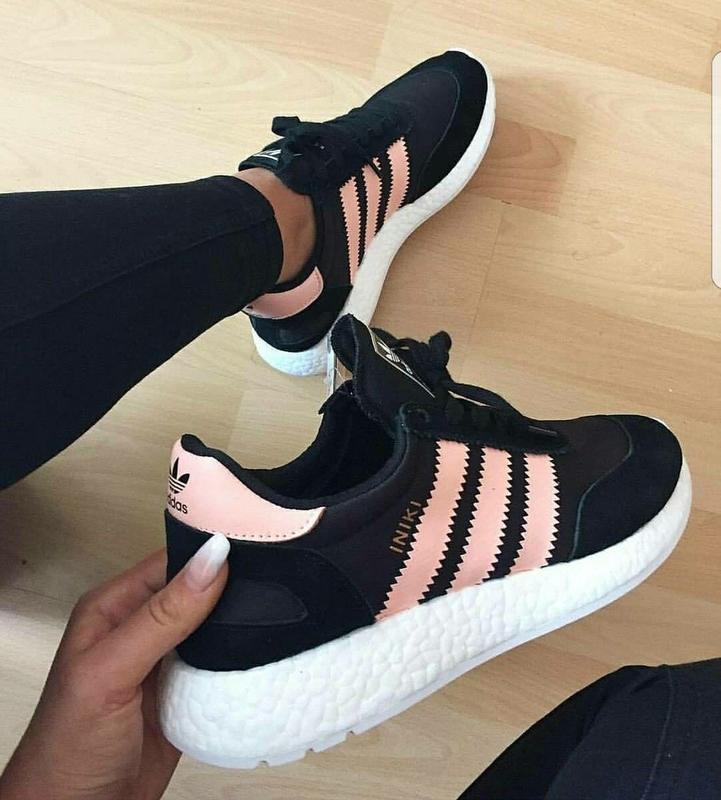 adidas iniki black pink